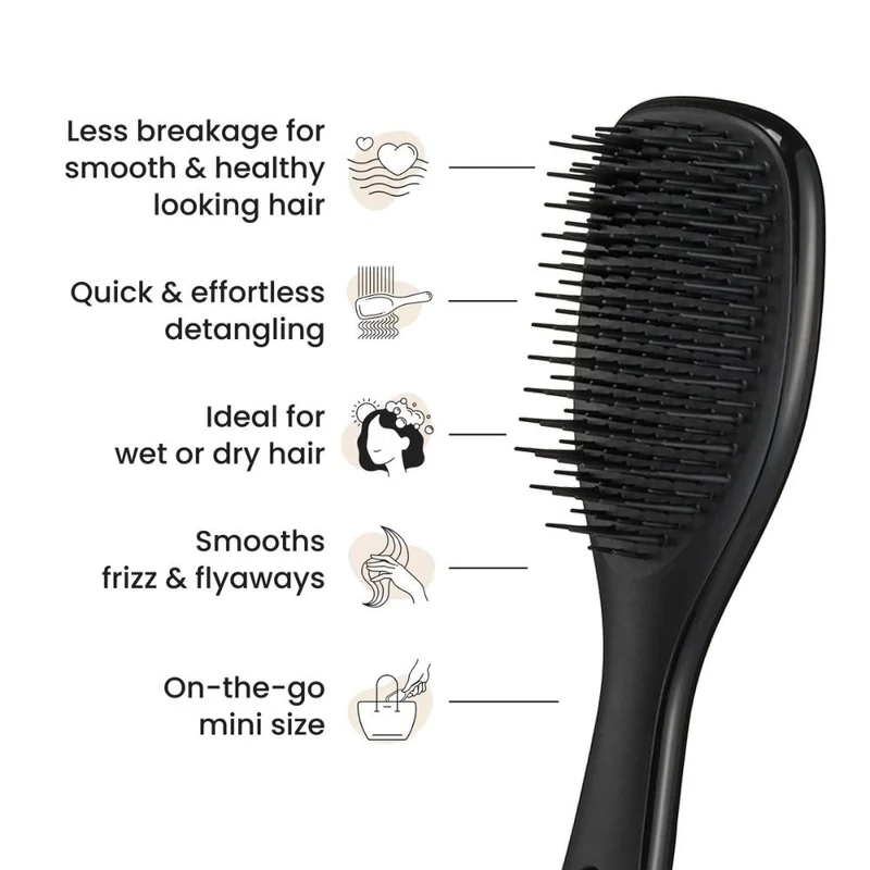 Tangle Teezer The Ultimate Detangler Mini Liquorice Black 3
