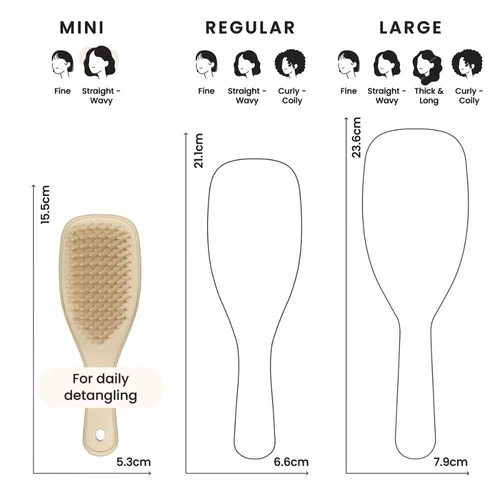 Tangle Teezer The Ultimate Detangler Mini Oat Cream